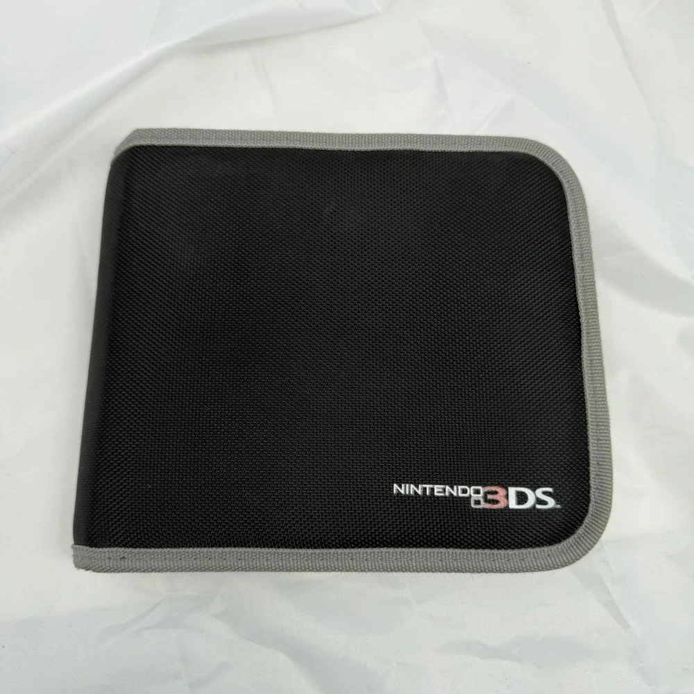 Nintendo 3DS XL Blue Black Handheld Console SPR-001 Bundle Case Charger 4GB SD